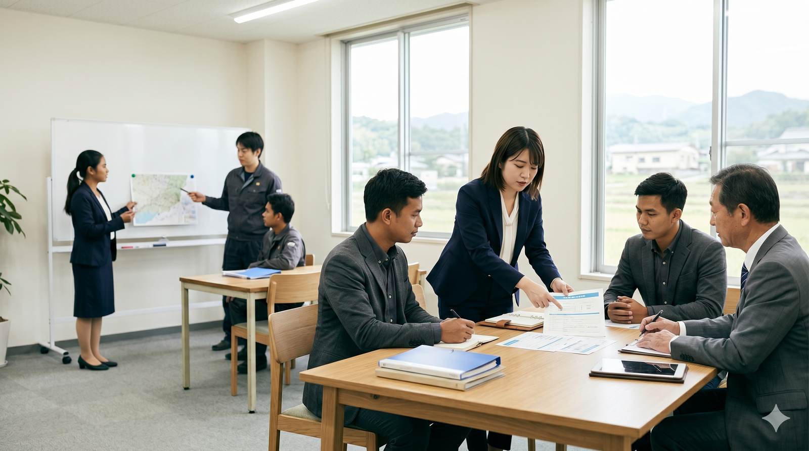 受入支援の流れのイメージ